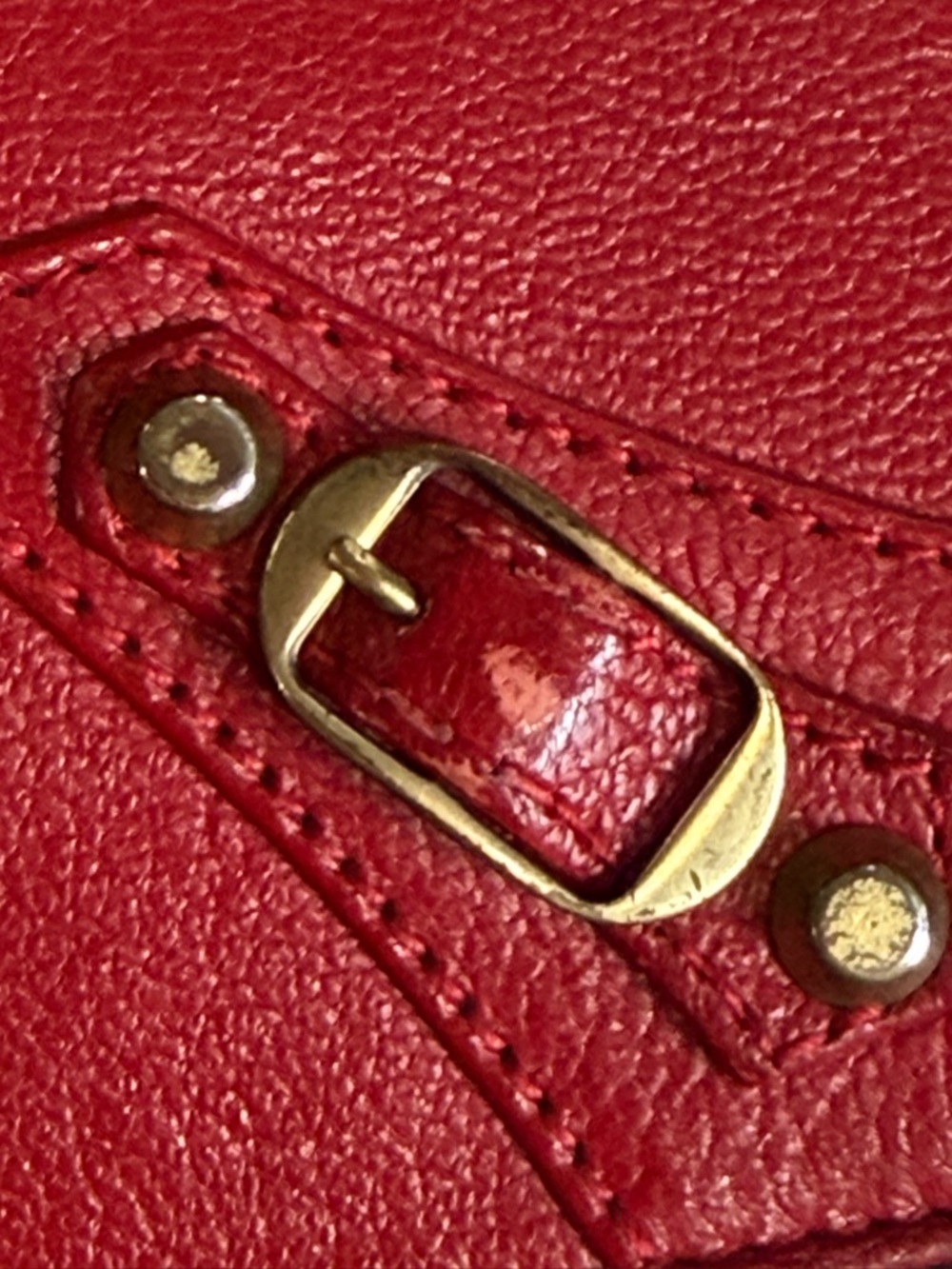 BALENCIAGA Purse Red Women Authentic secondhand - Picture 2 of 16